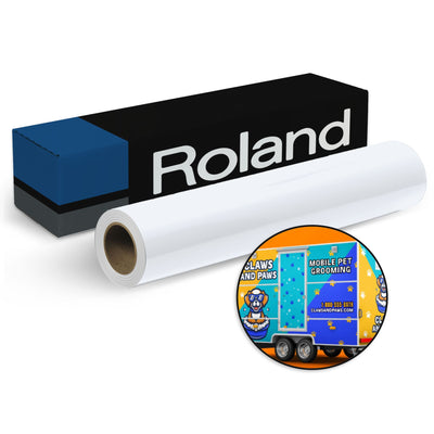 Roland Glossy Cal Vinyl PRO w/ Air Release Liner - 54&quot; x 150 FT Eco Printers Roland 
