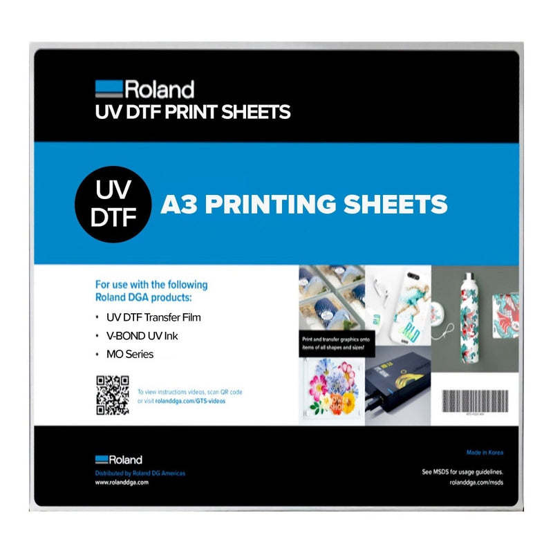 Roland Graphic Transfer System UV DTF Print Film Kit - Small - Swing Design4