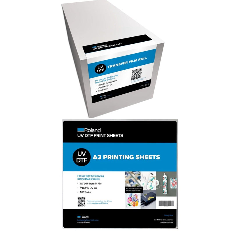 Roland Graphic Transfer System UV DTF Print Film Kit - Small - Swing Design1