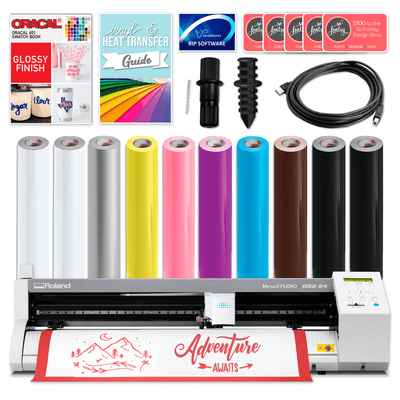 Roland GS2-24 Vinyl Cutter w/ Oracal Bundle - 24" Swing Design 1