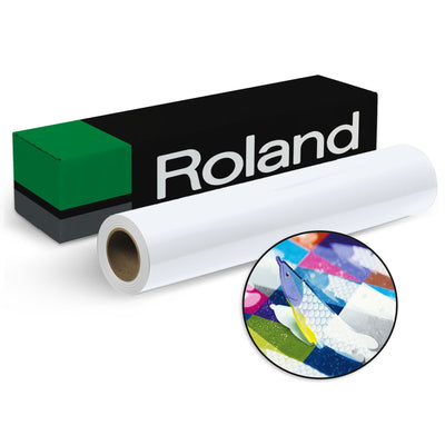 Roland Solvent Glossy Paper With Adhesive - 54" x 100 FT Eco Printers Roland 
