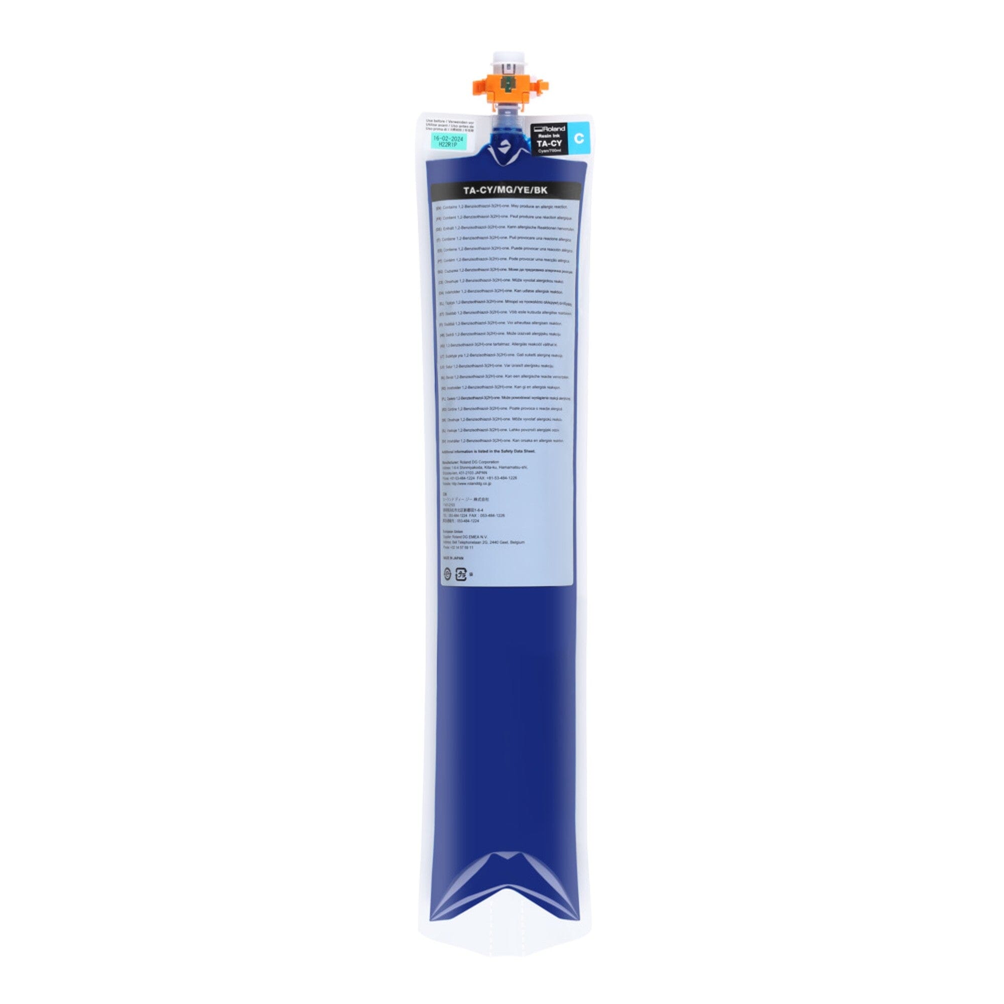 Roland TrueVIS TA Resin Ink 700 ml - Cyan Eco Printers Roland 
