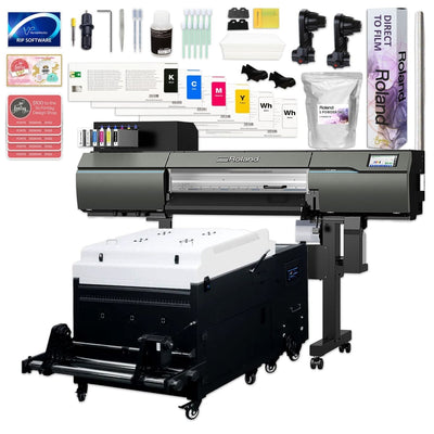 Roland TY-300i 30" DTF Roll Printer w/ Miro 36 Inline Shaker/Oven Deluxe Bundle - Swing Design1
