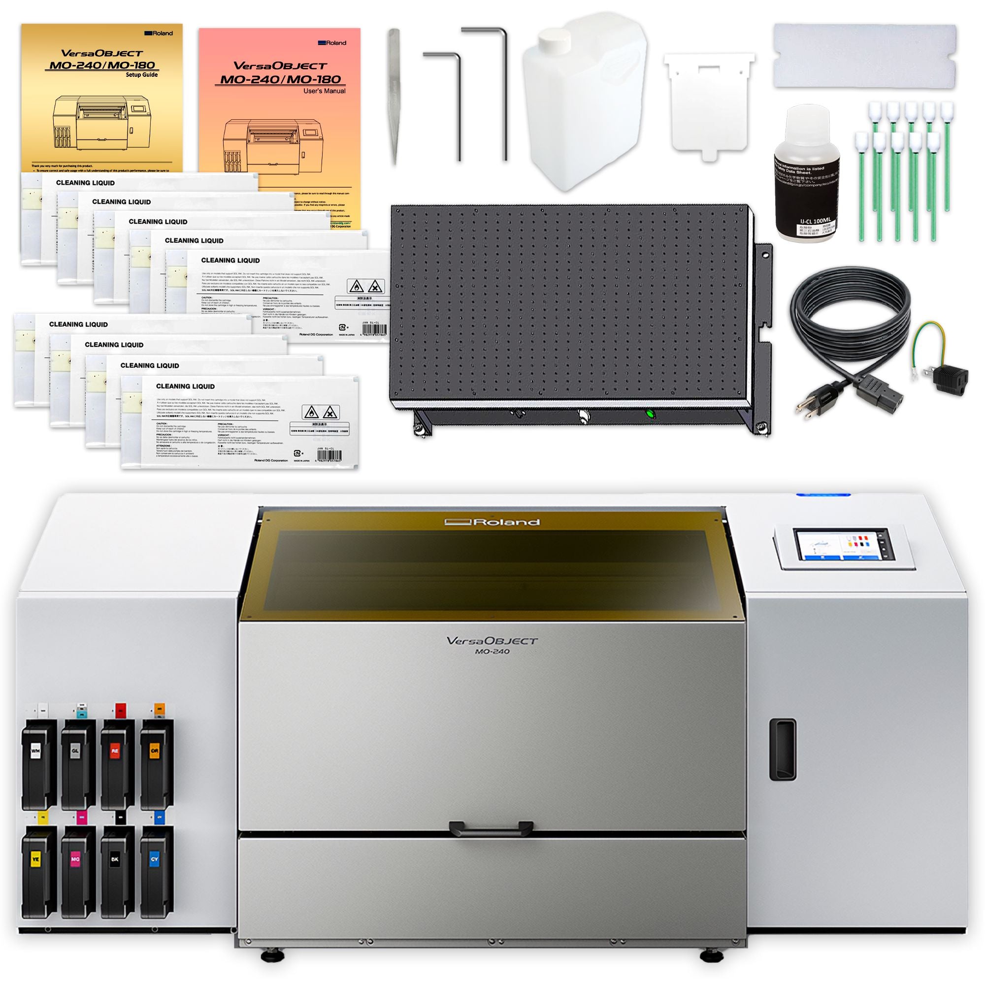 Roland VersaOBJECT MO-240 Direct-To-Object Benchtop UV Flatbed Printer 24” x 18” Eco Printers Roland 