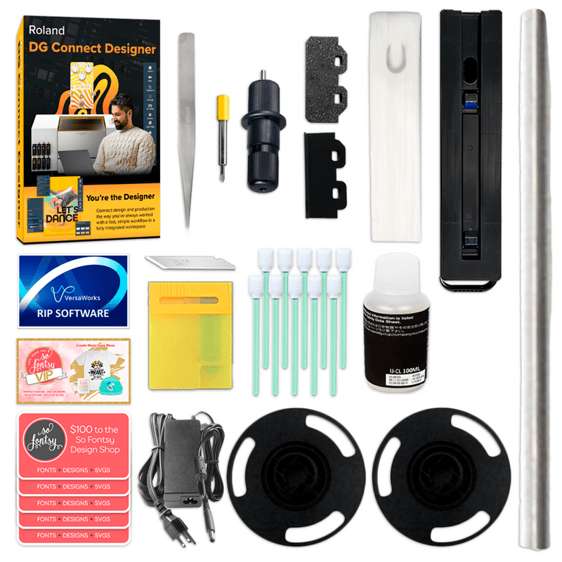 Roland VersaStudio BN2-30 Desktop 30" Eco-Solvent Printer & Cutter Bundle - Swing Design5