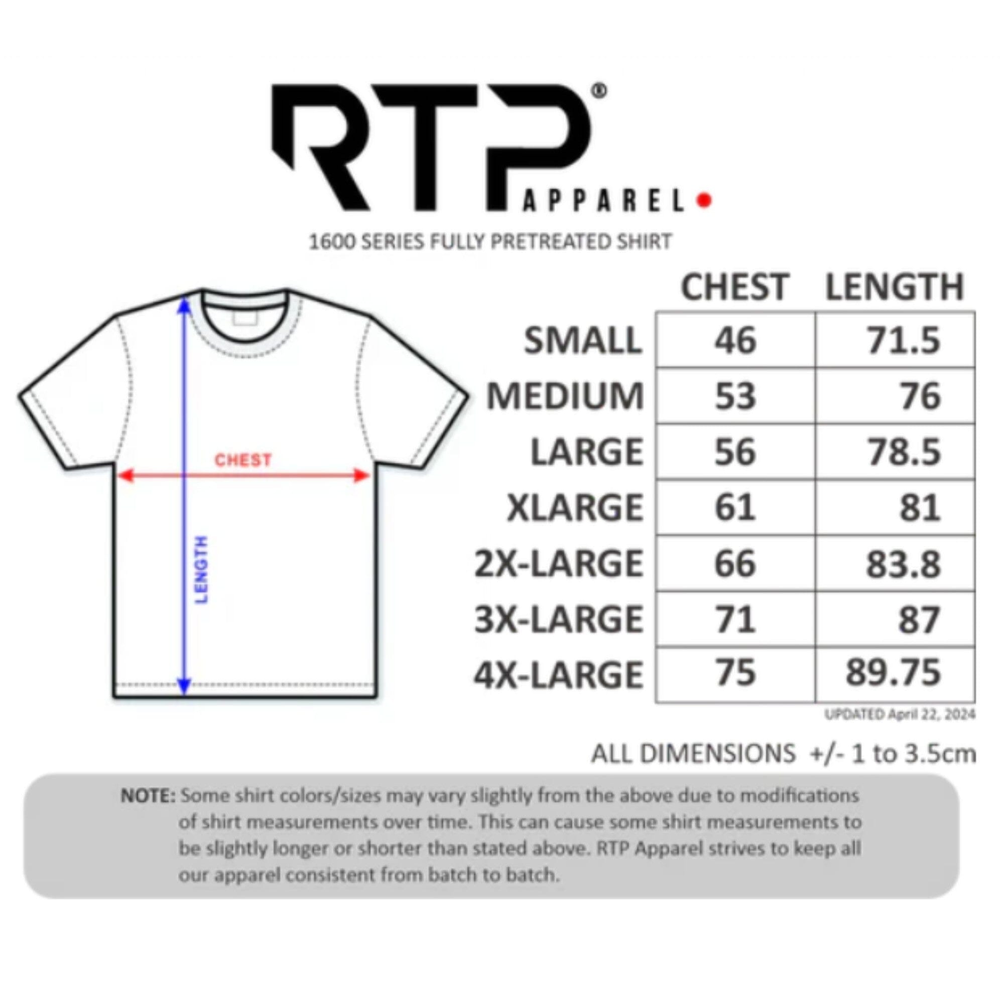 RTP 1600 Black DTG Ready Crew Neck T-Shirt RTP 1600 Black DTG Ready Crew Neck T-Shirt