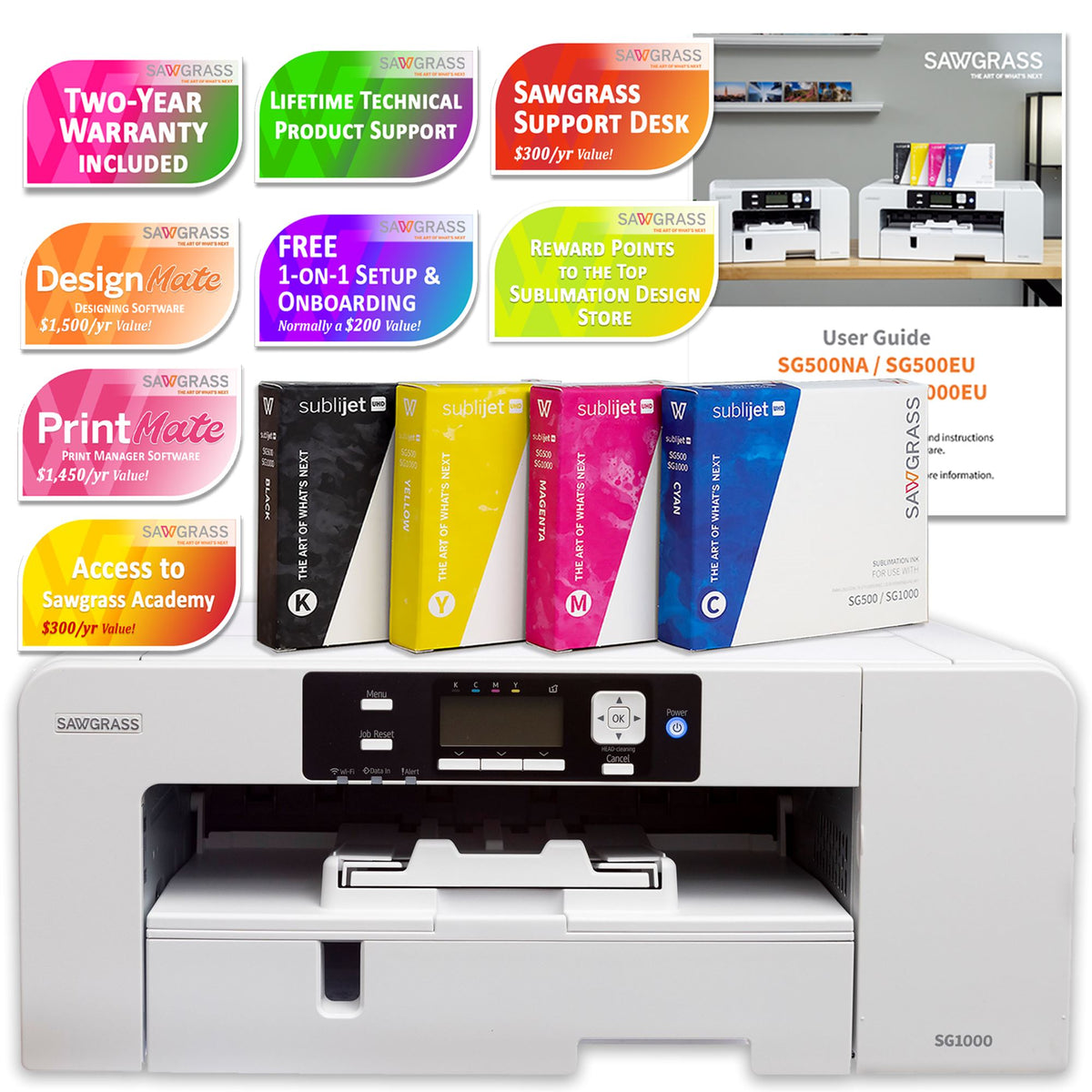 Sawgrass SG1000 Sublimation Printer Bundles | Swing Design