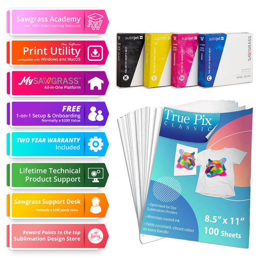 Sawgrass UHD Virtuoso SG500 Sublimation Printer & Ink Bundle Sublimation Bundle Sawgrass 