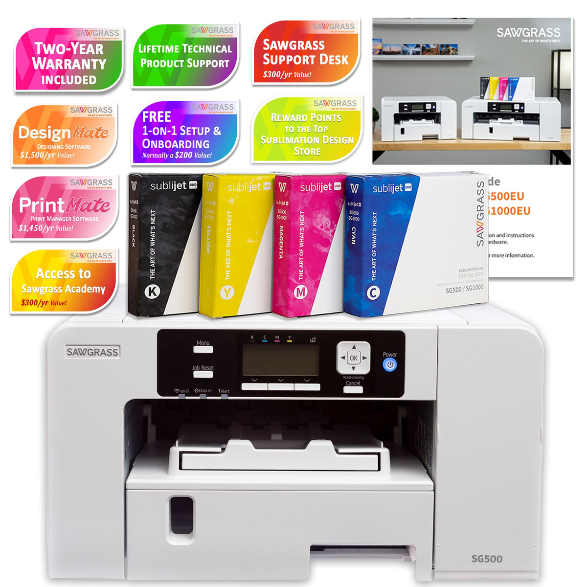 Sawgrass Sublimation Printers & Bundles | Swing Design