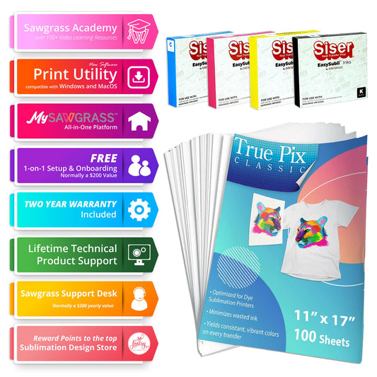 Sawgrass Virtuoso SG1000 Sublimation Printer & Ink Bundle Sublimation Bundle Sawgrass 