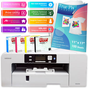 Sawgrass Virtuoso SG1000 Sublimation Printer & Ink Bundle Sublimation Bundle Sawgrass Starter Ink Set - 20ml 