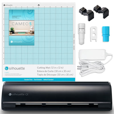 Silhouette Black Cameo 5α Alpha - 12" Vinyl Cutting Machine Silhouette Bundle Silhouette 