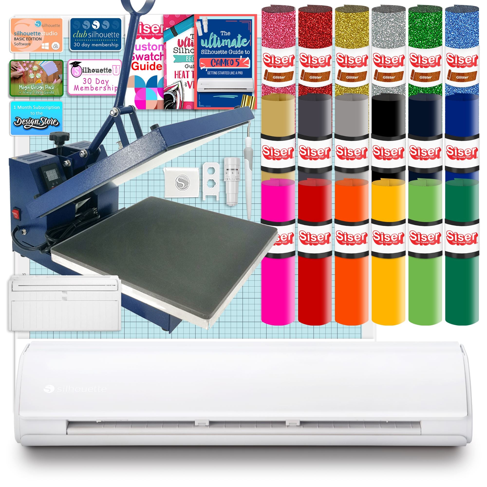 Silhouette Cameo 5 PLUS with 15