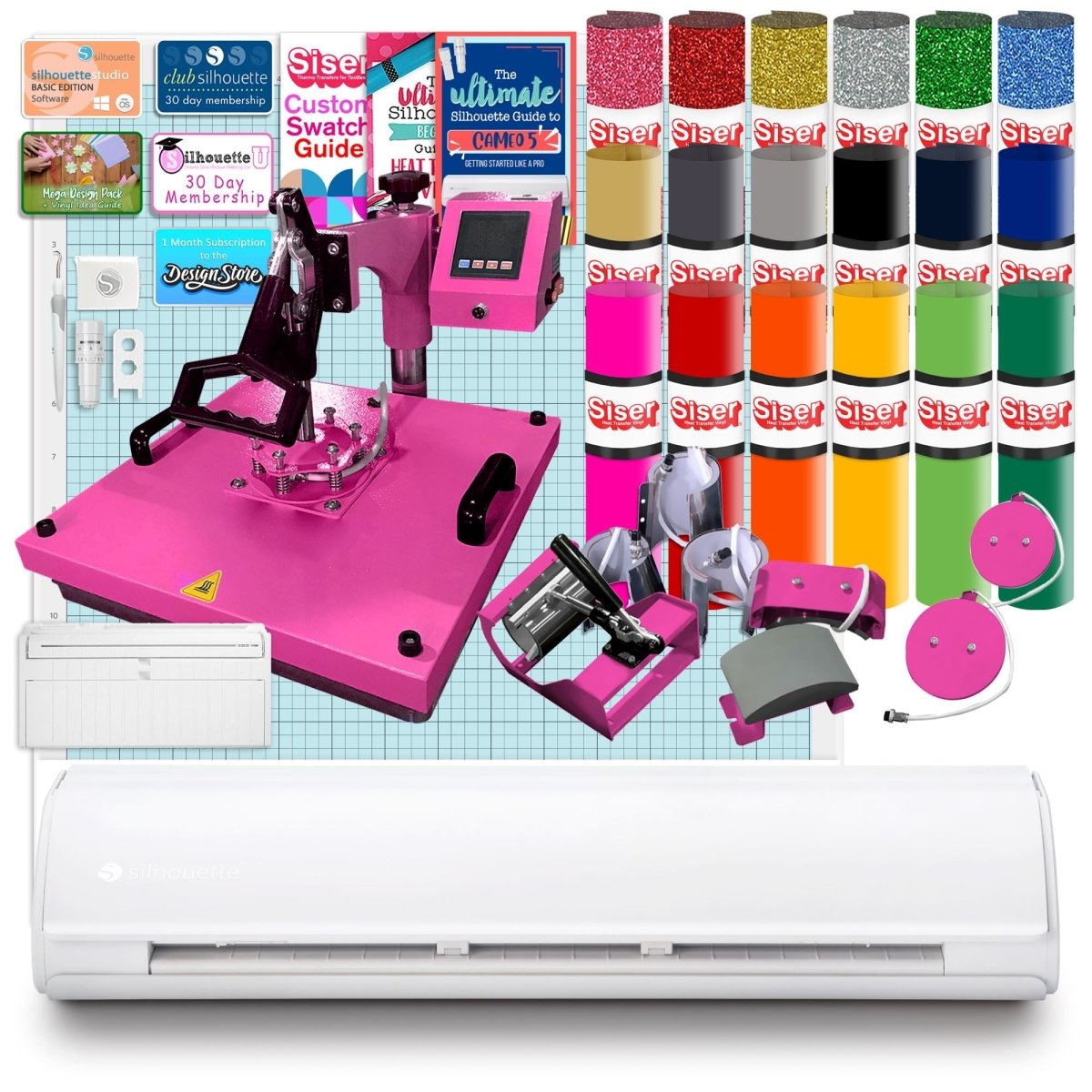 Silhouette Cameo 5 PLUS with Best Heat Press | Swing Design
