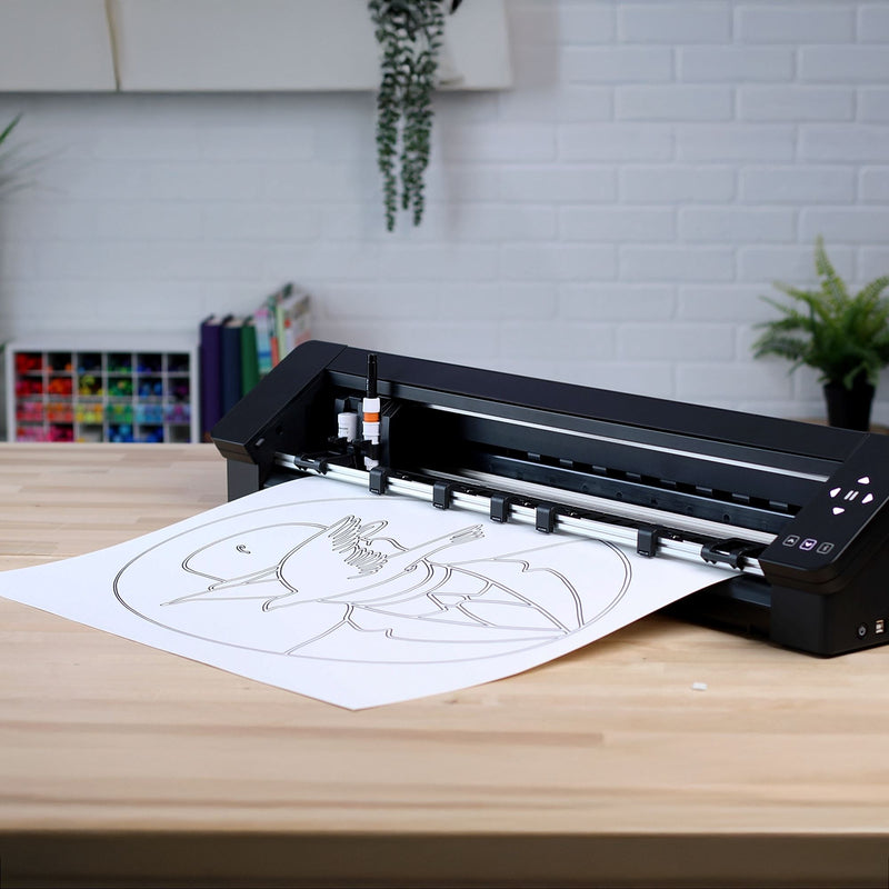 Silhouette Cameo 5 PRO MK-II 24in Vinyl Cutter with Autoblade, Mat, Roll Feeder Silhouette Bundle Silhouette 