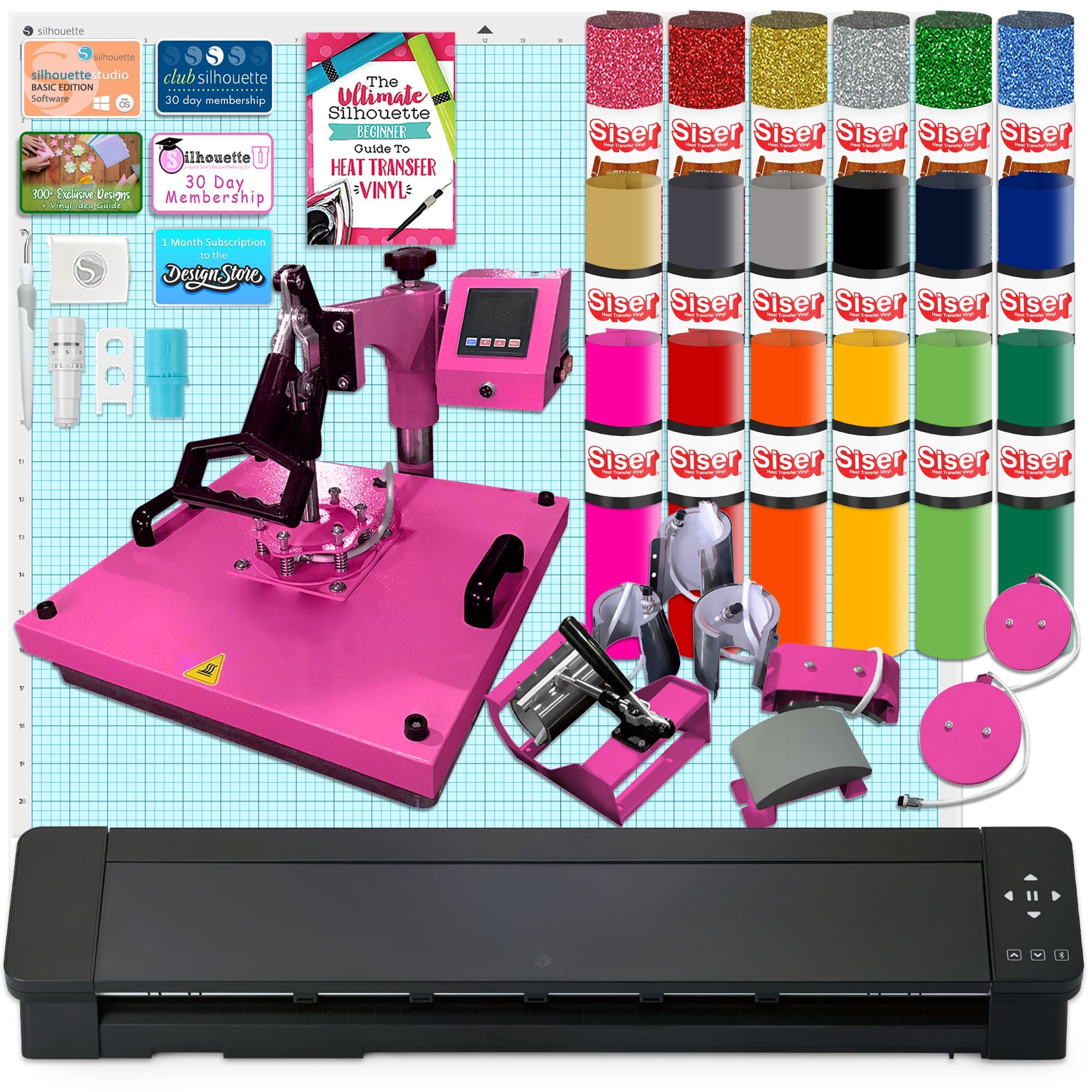 Silhouette Cameo PRO MK-II with Heat Press | Swing Design