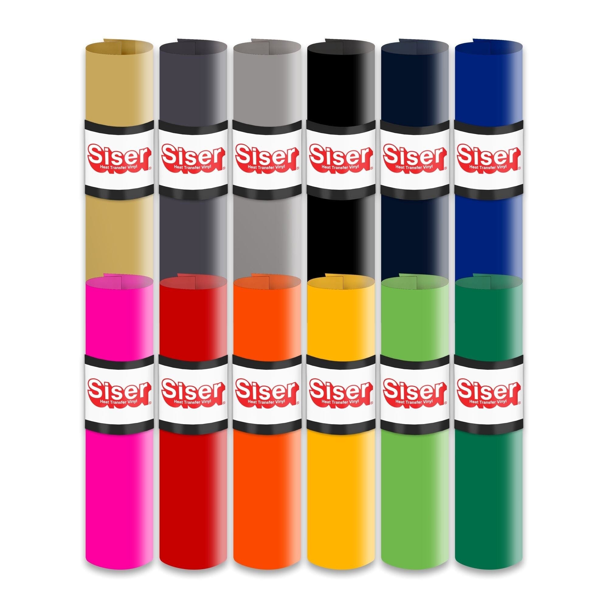 Silhouette Matte Black Cameo 5 w/ 15" x 15" PINK Heat Press & Siser HTV Silhouette Bundle Silhouette 