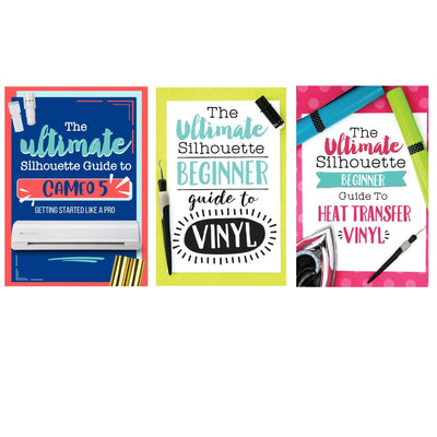 Silhouette Pink Cameo 5 w/ 38 Oracal Sheets, Siser HTV, Guides, 24 Pens Silhouette Bundle Silhouette 