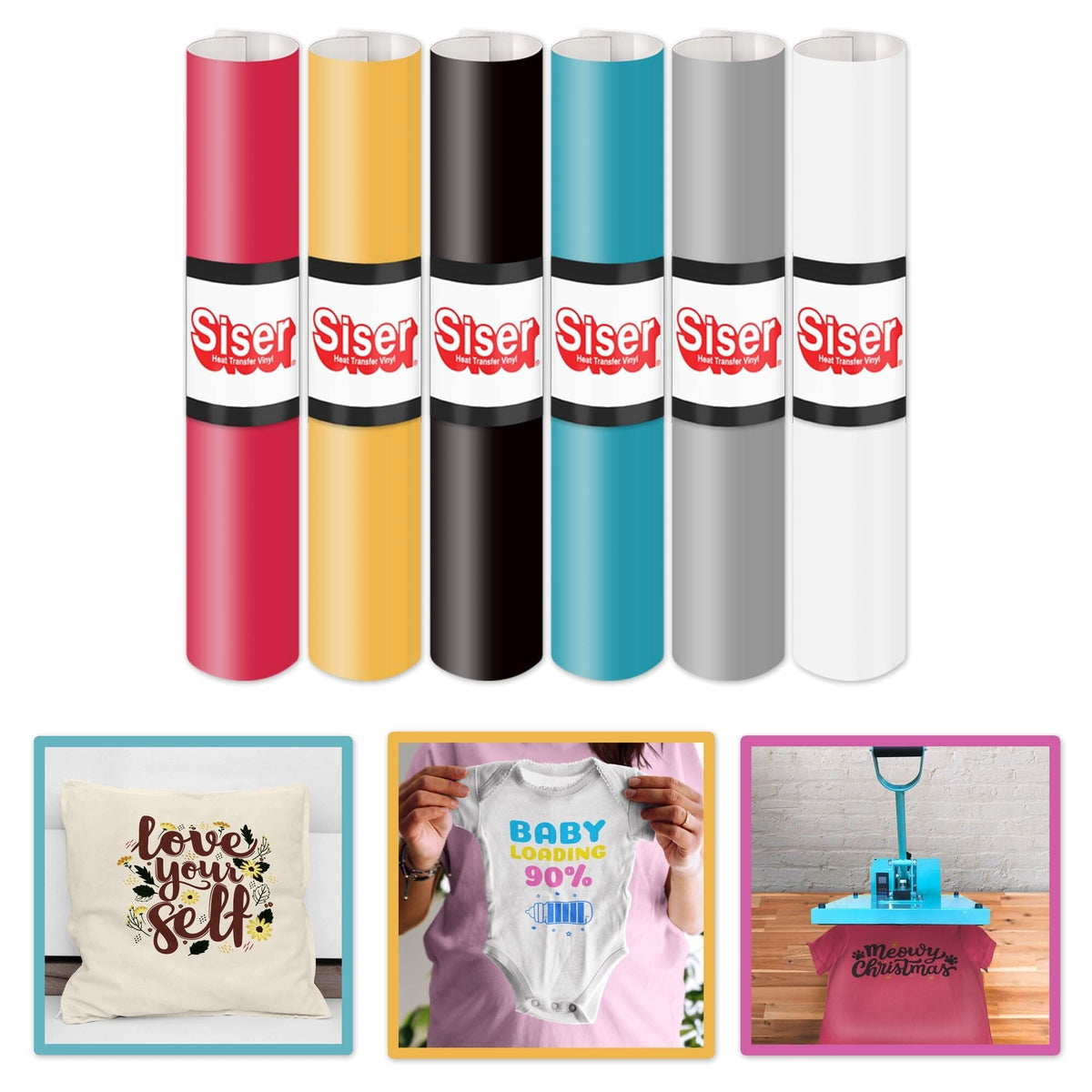 Silhouette Pink Cameo 5 w/ 38 Oracal Sheets, Siser HTV, Guides, 24 Pens Silhouette Bundle Silhouette 