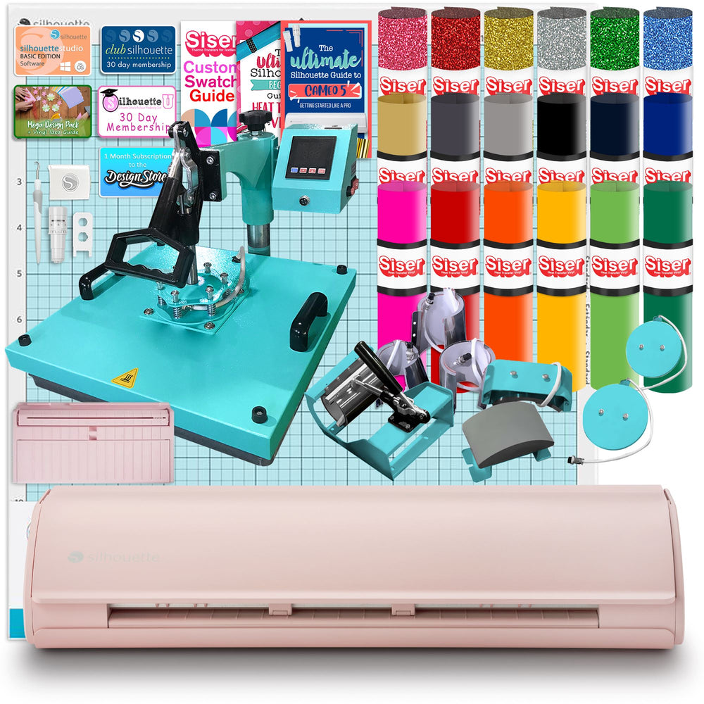 Camio Machine Silhouette Cameo 5 Pink Machine Bundles | Swing Design