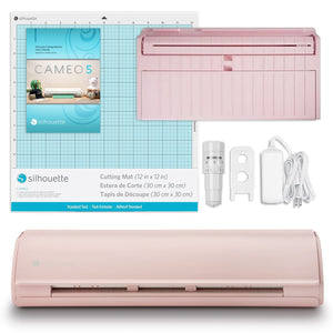 Silhouette Pink Cameo 5 with Electrostatic Grip Mat Attachment Silhouette Bundle Silhouette 