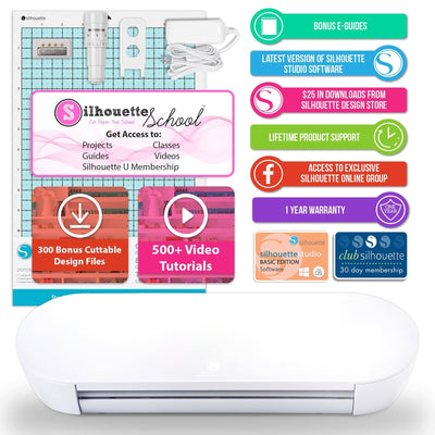 Silhouette Portrait 4 with Electrostatic Grip Mat Attachment Silhouette Bundle Silhouette 