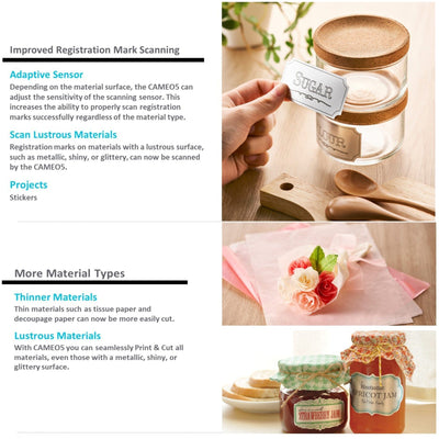 Silhouette White Cameo 5 Business Bundle w/ Vinyl, Guides, Software, Tools Silhouette Bundle Silhouette 