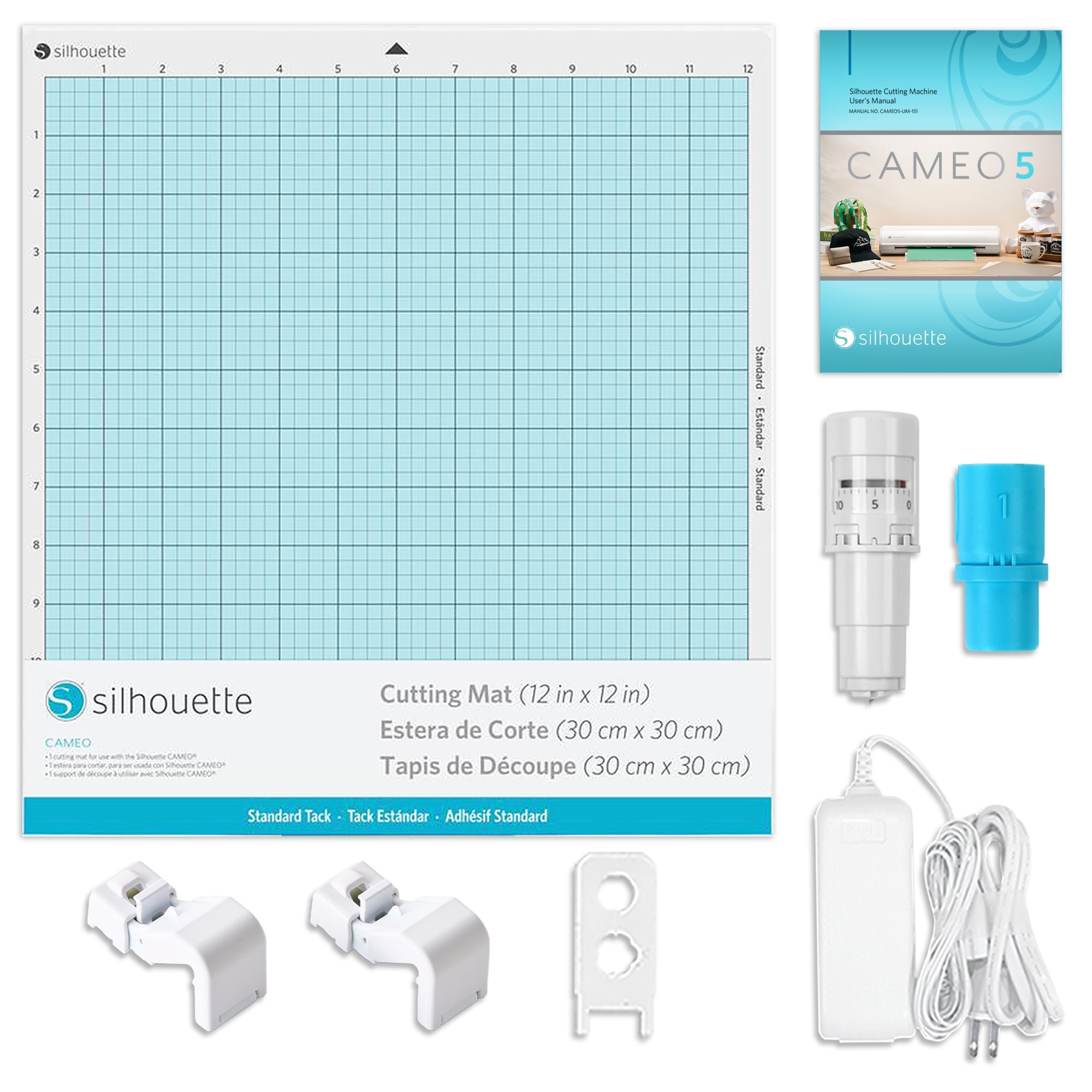 Silhouette White Cameo 5α Alpha - 12" Electronic Vinyl Cutting Machine Silhouette Bundle Silhouette 