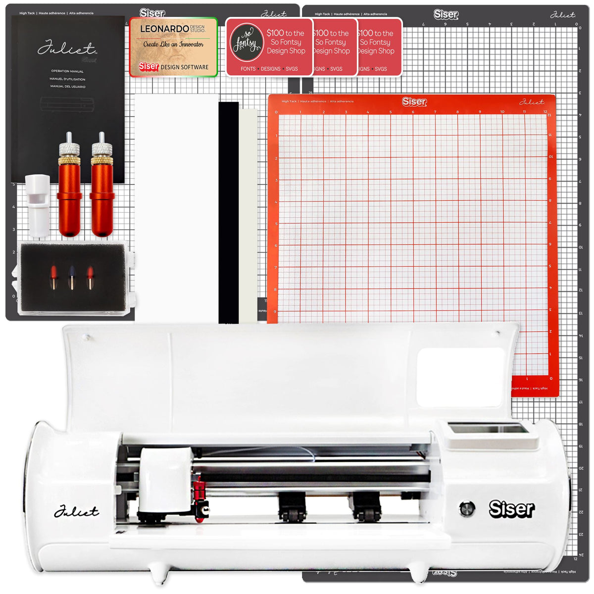 Siser Juliet Bundle with Additional Mats &amp; Cutting Blades Siser Bundles Siser 