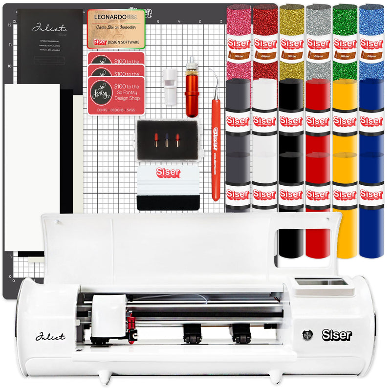 Siser Juliet Deluxe Easyweed Heat Transfer (HTV) Bundle w/ 8-in-1 Heat Press Siser Bundles Siser 