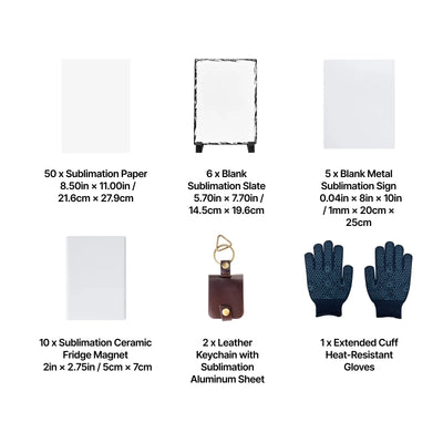 xTool WonderPress Universal Sublimation Bank Set - 76pc