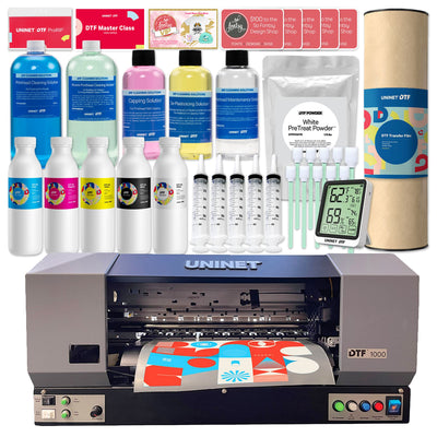 Uninet 1000 Direct To Film 13" Printer & Training w/ Inline Slim Shaker & Oven DTF Bundles UniNET 