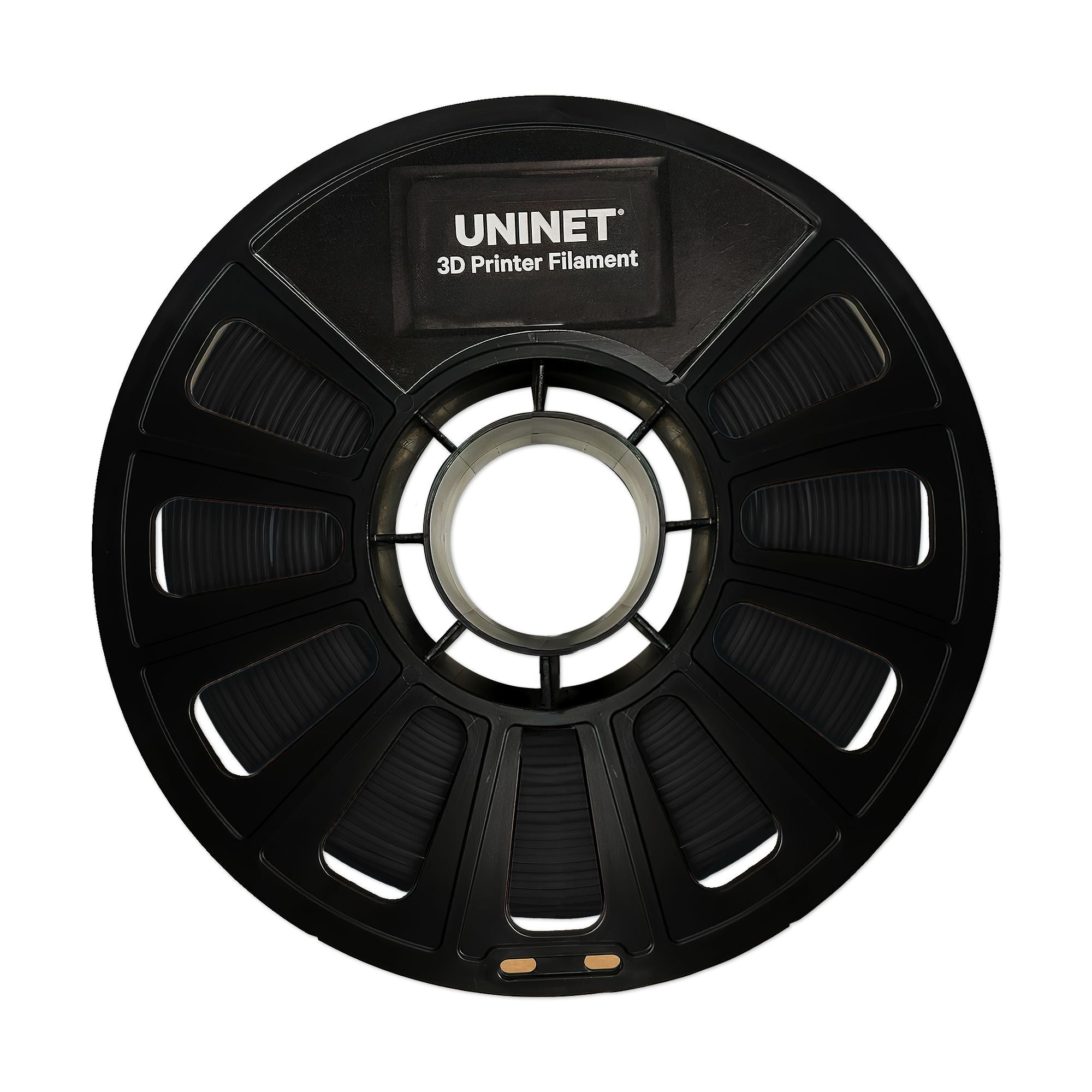 Uninet 1.75mm PLA+ 3D Filament With Reusable Spool 3D Printer UniNET Black 