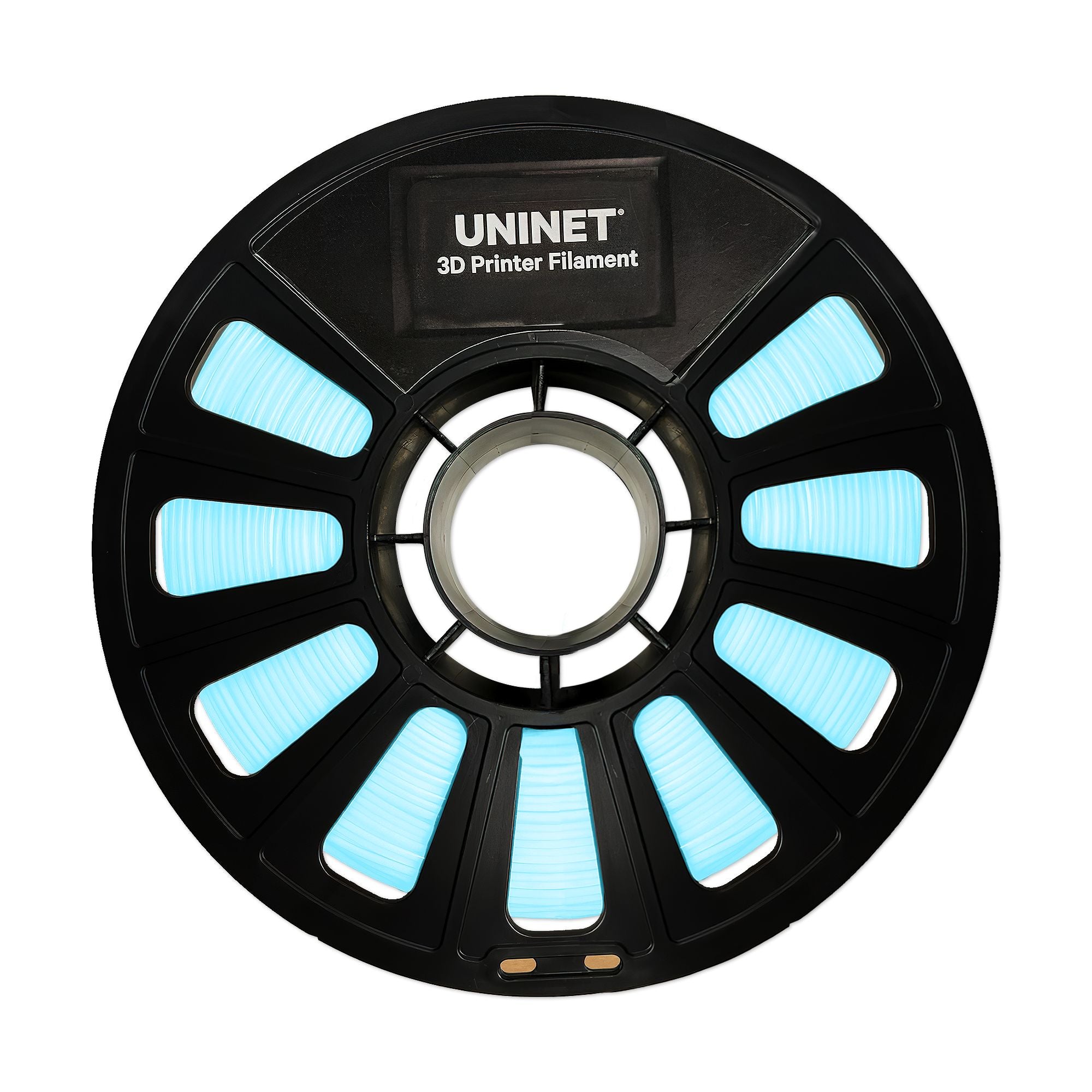 Uninet 1.75mm PLA+ 3D Filament With Reusable Spool 3D Printer UniNET Crystal Blue 