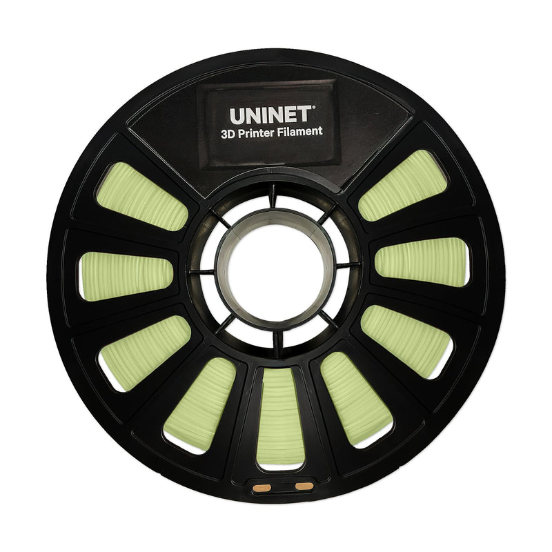 Uninet 1.75mm PLA+ 3D Filament With Reusable Spool 3D Printer UniNET Fluo Yellow 