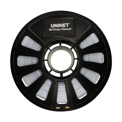 Uninet 1.75mm PLA+ 3D Filament With Reusable Spool 3D Printer UniNET Silver 