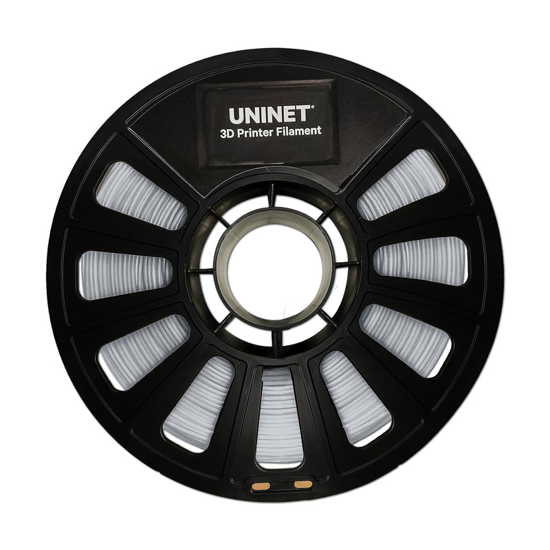Uninet 1.75mm PLA+ 3D Filament With Reusable Spool 3D Printer UniNET Silver 