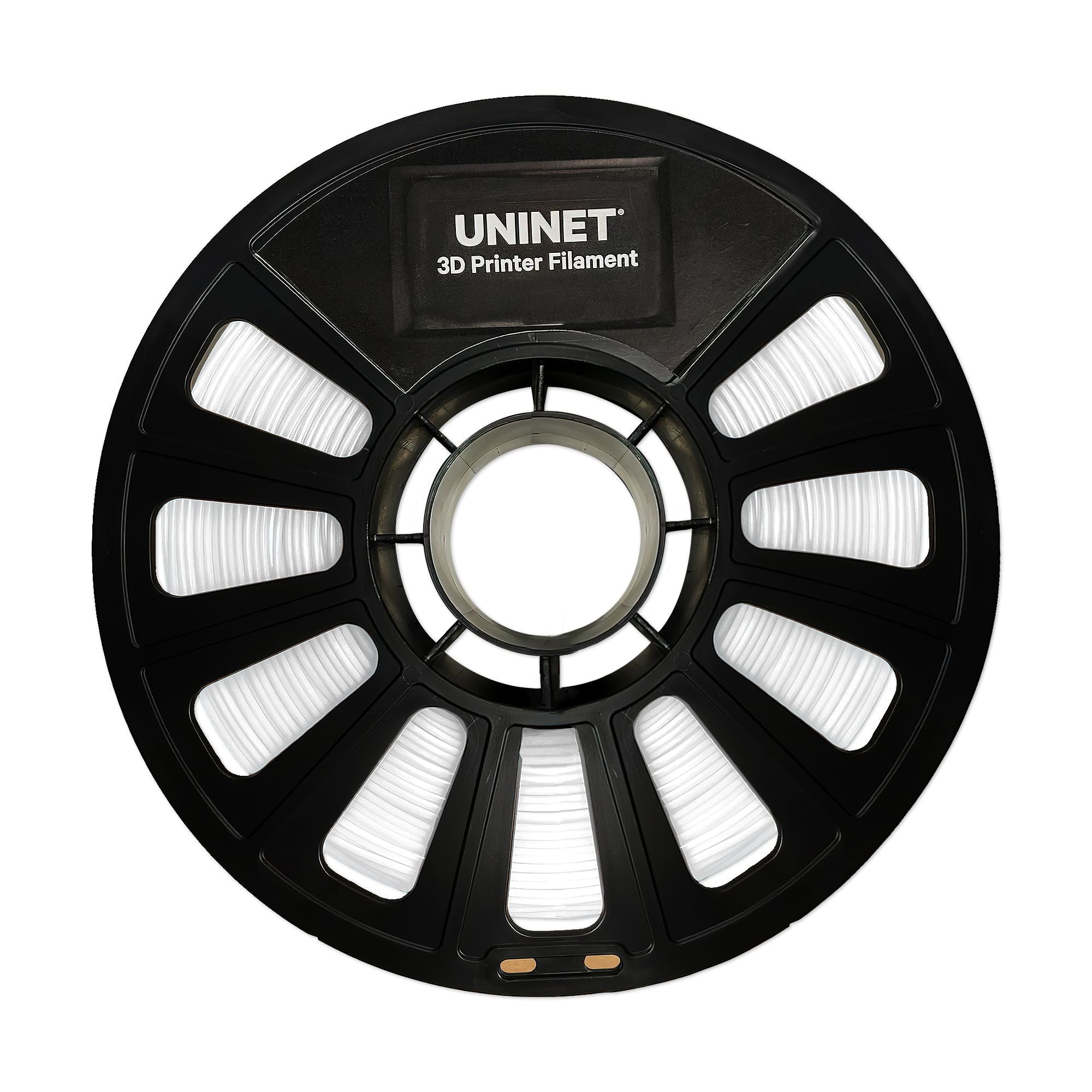 Uninet 1.75mm PLA+ 3D Filament With Reusable Spool 3D Printer UniNET White 