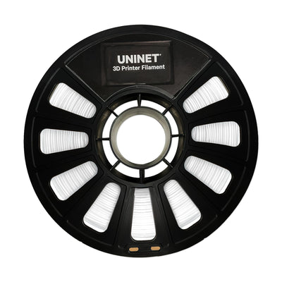 Uninet 1.75mm PLA+ 3D Filament With Reusable Spool 3D Printer UniNET White 