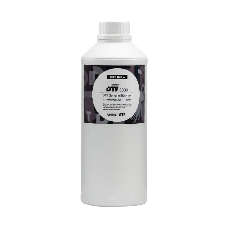 Uninet 3300 Direct to Film (DTF) Black Ink - 1 Liter - Swing Design1