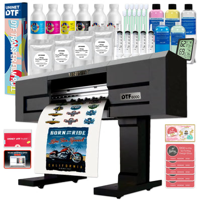 Uninet 6000 Direct To Film (DTF) Dual Head Roll Printer &amp; Training - 24&quot; DTF Bundles UniNET 