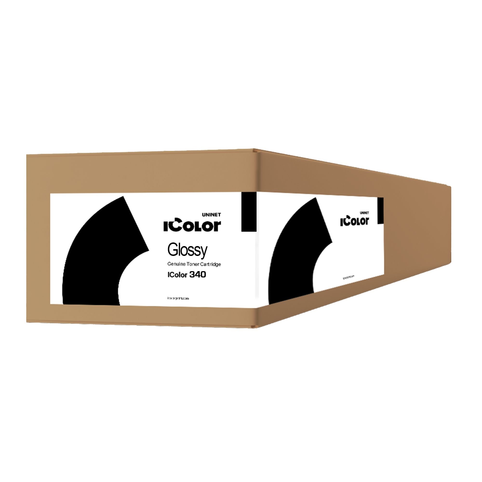 Uninet IColor 340 Glossy Black Toner Cartridge for Underprint Applications Sublimation UniNET 