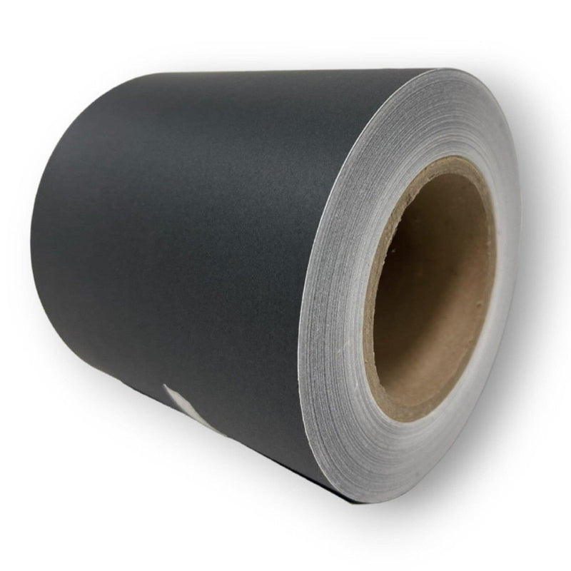 Uninet IColor 400 Eclipse Black Paper Roll with Permanent Adhesive - Swing Design1