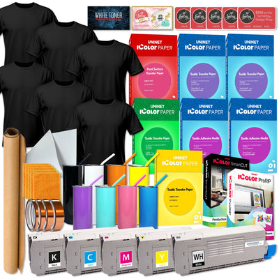 Uninet IColor 560 White Toner Printer Business Bundle w/ Media, $1044 Software Uninet Bundle UniNET 