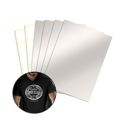Uninet iColor Presto! 2 Step Metallic Silver Media &amp; Adhesive - 11 in x 17 in - Swing Design1