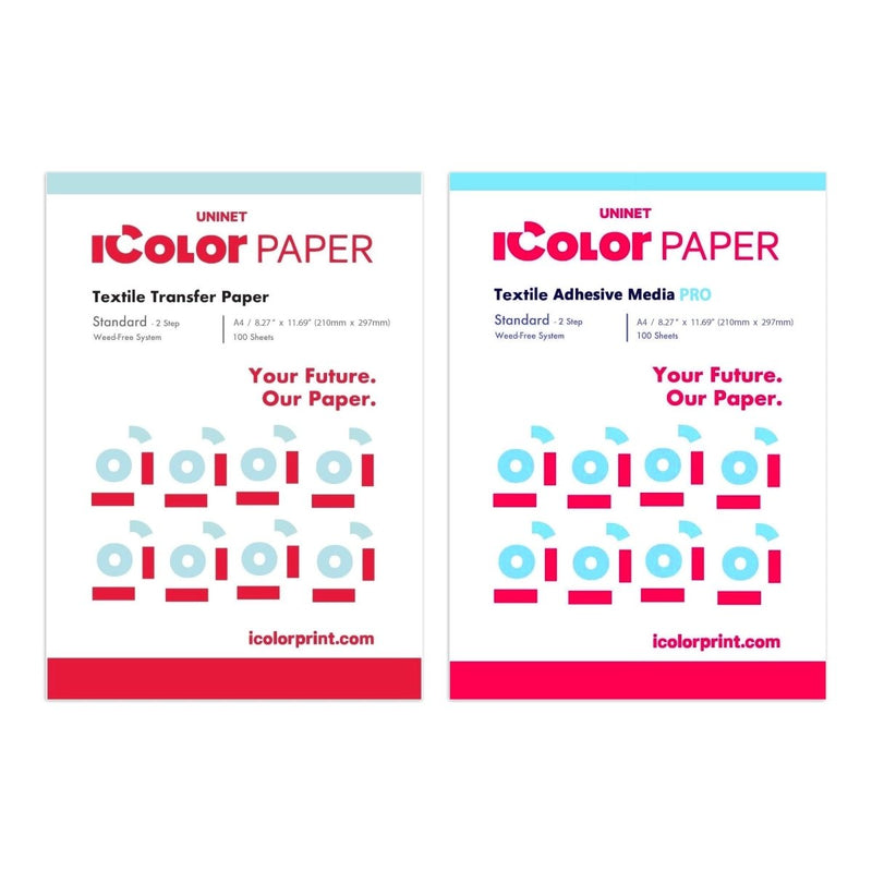 Uninet Standard 2 Step Media 8.27" x 11.69" w/ PRO Step B Adhesive Paper - Swing Design1