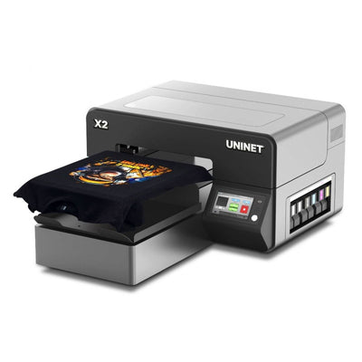 Uninet X2 DTG & DTF Combo Printer Small Platen - 13in x 11in - Swing Design2