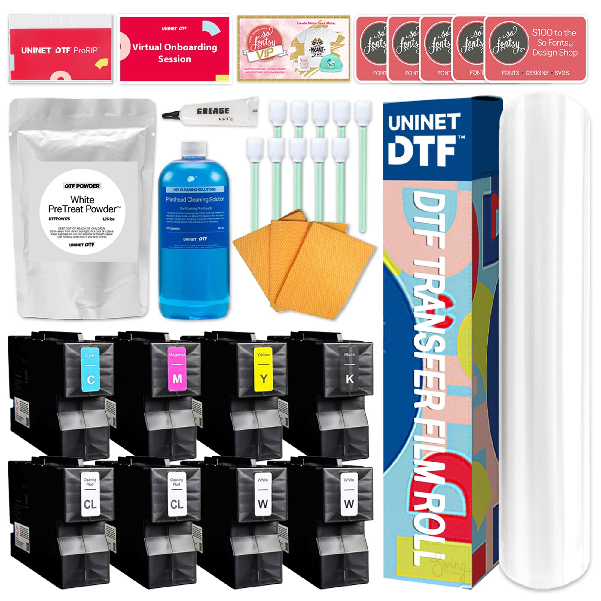 Uninet Xpress 8 Head DTF Printer with Inline Shaker Bundle - 17 in DTF Bundles UniNET 