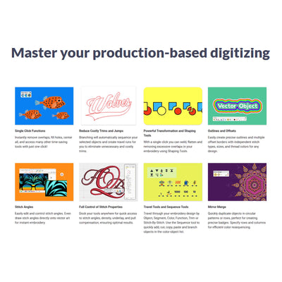 Wilcom EmbroideryStudio Designing & Digitizing Software 2026 Full License Software Wilcom 