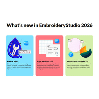 Wilcom EmbroideryStudio Editing Software 2026 Full License Software Wilcom 